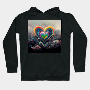 Water Hearts Of Love 4 Hoodie